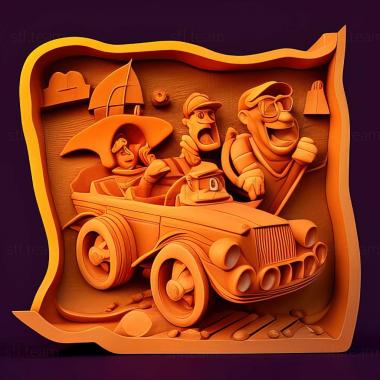 3D модель Гра Wacky Races (STL)